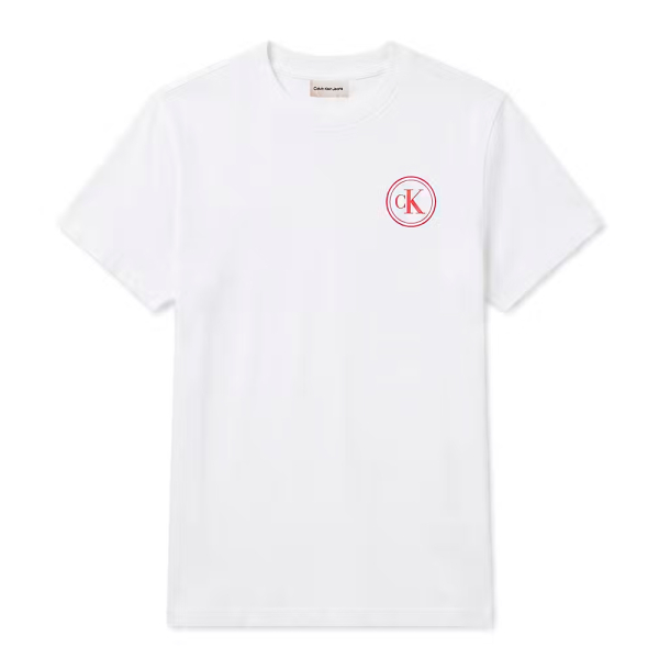 Calvin Klein T-shirts Blanc - T-shirt avec logo universitaire - M - Ref 45 €